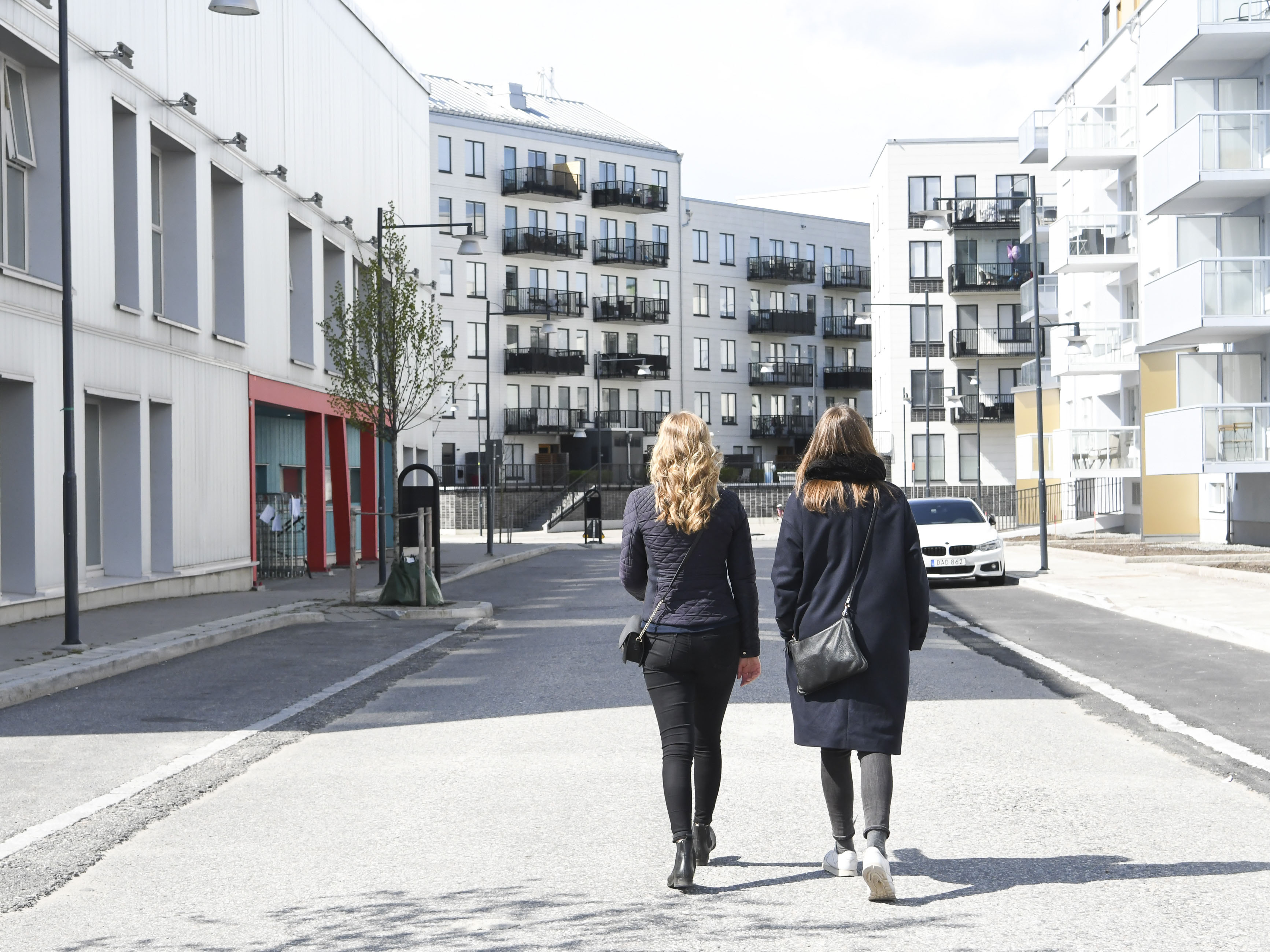 Natasja Börjesson och Ida Bohman går i Barkarbystaden.
