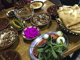 Färgglad libanesisk mat under utbytesstudierna 